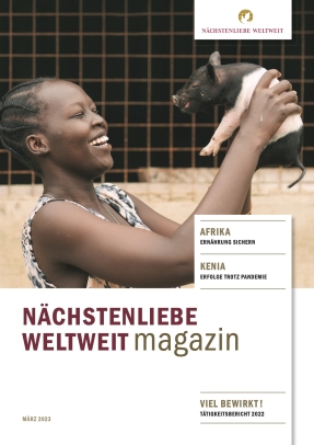 Hunger und Hilfe in Afrika, ein Mädchen in Afrika