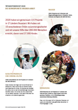 Tätigkeitsbericht 2020, Hilfe in Not in Afrika