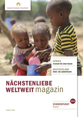 Wasser und Kinder in Kenia